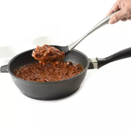 Cuchara Solida con Mango de Acero Inoxidable de 13.75 Pulgadas NORPRO 1335