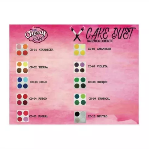 Cake Dust Gema Rosa CHERRY AND CAKE CDM-02