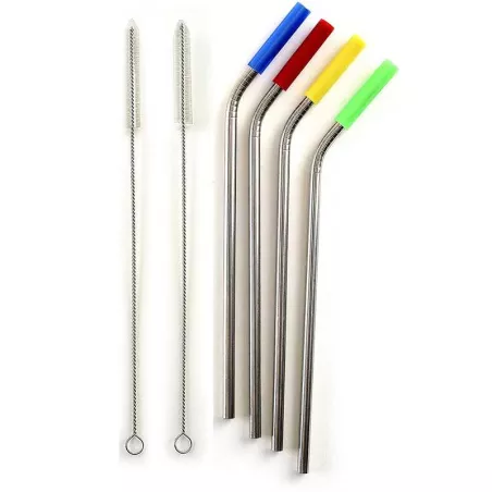 Pajilla de Acero Inoxidable, Set de 4 Unidades NORPRO 456