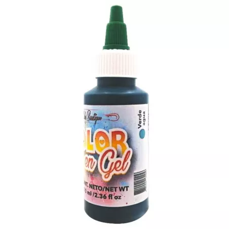 Colorante en Gel Verde Agua de 70 Mililitros CHERRY AND CAKE AC51-070