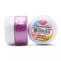Diamantina Comestible Morado Tornasol CHERRY AND CAKE DNTX47