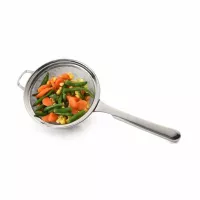 Colador de Acero Inoxidable con Doble Malla de 8 Pulgadas de Diametro o 18 Centimetros NORPRO 2156