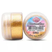Diamantina Comestible Color Oro, 8 Gramos CHERRY AND CAKE DNTX28