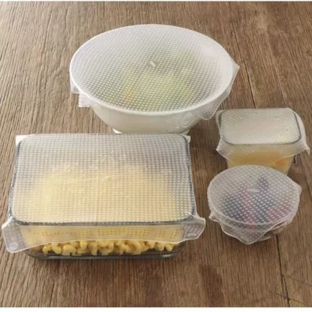 Cobertor de Silicon Estirable, Set de 2 Piezas de 26 x 26 Centimetros NORPRO 529