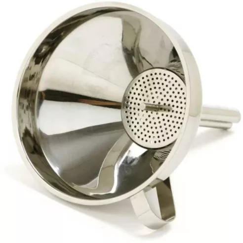 Embudo de Acero Inoxidable con Colador NORPRO 245