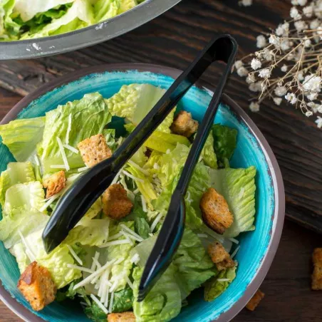 Pinza de Policarbonato para Ensalada de 6 Pulgadas, Color Negra  CARLISLE 460603