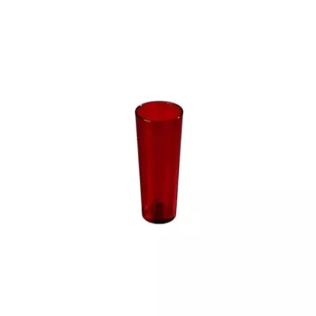 Vaso Tumbler de Plastico de 12 Onzas de Color Rojo CARLISLE 521210