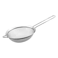 Colador Redondo de  Acero Inoxidable de 12 Centimetros KING METAL SRS12