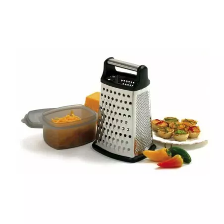Rallador de 4 Caras de  Acero Inoxidable con Recipiente NORPRO 325