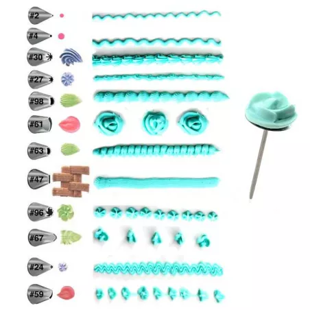 Set de Decoracion, 18 Piezas NORPRO 3564