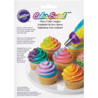 Juego de Decoracion para Cupcake, Acoplador para 3 Colores. WILTON 411-1992
