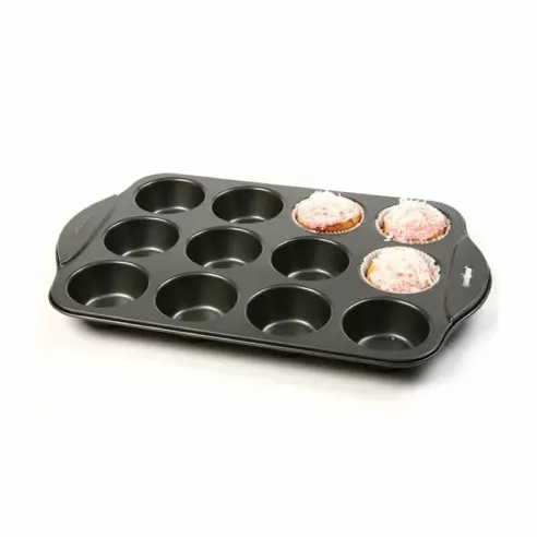 Molde Antiadherente para Mini Muffins con 12 Cavidades de 13 x 8 Pulgadas NORPRO 3997