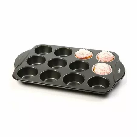 Molde Antiadherente para Mini Muffins con 12 Cavidades de 13 x 8 Pulgadas NORPRO 3997