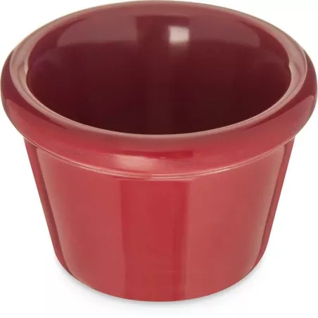 Ramekin de Melamina de 2 Onzas de Color Rojo CARLISLE S85258