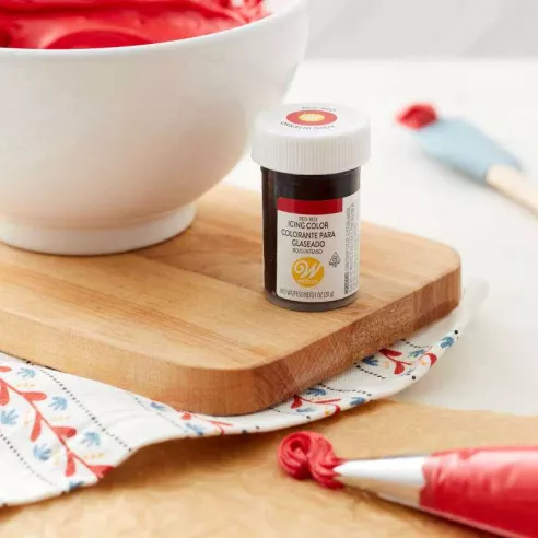 Colorante para Pasta Color Rojo Intenso, 1 onza WILTON 610-906