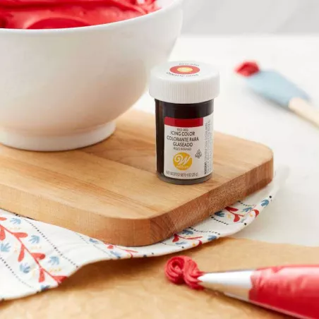 Colorante para Pasta Color Rojo Intenso, 1 onza WILTON 610-906