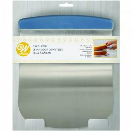 Espatula para Tarta de Acero Inoxidable con Mango Antideslizante WILTON 2103-0-0152