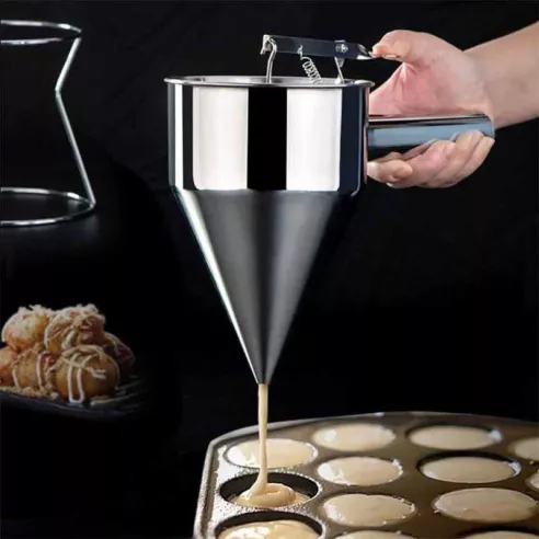 Dispensador de Pancakes de Acero Inoxidable con Soporte KING METAL PF16S