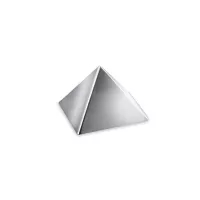 Molde Piramide de Acero Inoxidable de 90 x 90 x 60 Milimetros KING METAL PM060