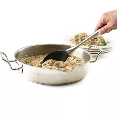 Cuchara Solida con Mango de Acero Inoxidable de 13.75 Pulgadas NORPRO 1335