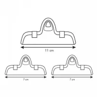 Prensas para Cerrar Bolsas, Set de 3 Unidades TESCOMA 420762 2