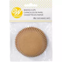 Capsulas para Muffins de Papel Kraft, Paquete de 75 Unidades WILTON 415-1864