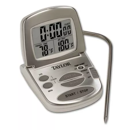 Termometro y Temporizador Digital de Sonda de 32 °F hasta 392 °F TAYLOR 1478-21