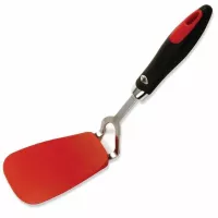 Espatula Volteable de Nylon y de Acero Inoxidable, Color Rojo, 12 Pulgadas, Grip-EZ. NORPRO 1416R