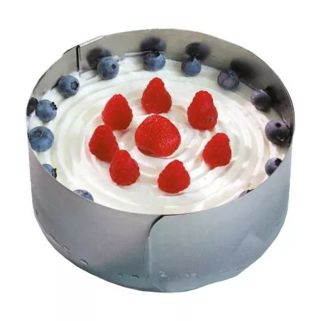 Aro para Queque Ajustable de 15 a 30 Centimetros KING METAL CRT1530