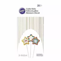 Palillos para Pops de 8 Pulgadas de Largo, Set de 20 Unidades  WILTON 1912-9318