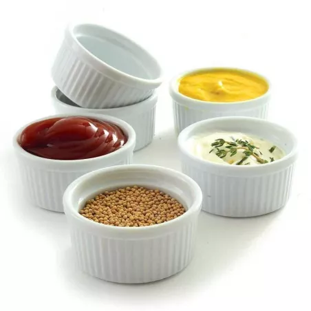 Ramekin de Porcelana de 3.75 Pulgadas, Color Blanco NORPRO 261D