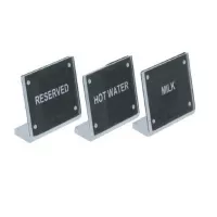 Porta Numero de Acero con Iman de 8.5 x 6 Centimetros KING METAL SBAC4