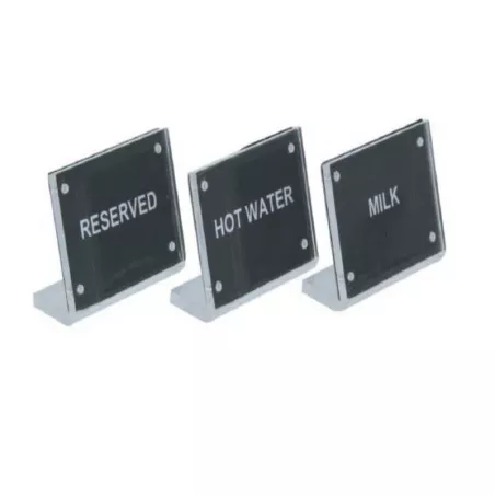 Porta Numero de Acero con Iman de 8.5 x 6 Centimetros KING METAL SBAC4