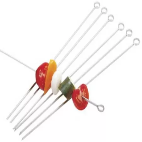 Pinchos de Acero Inoxidable de 14 Pulgadas, Paquete de 6 Unidades NORPRO 1934