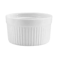 Ramekin de Porcelana de 8 Onzas de Color Blanco de 4 Pulgadas NORPRO 260D
