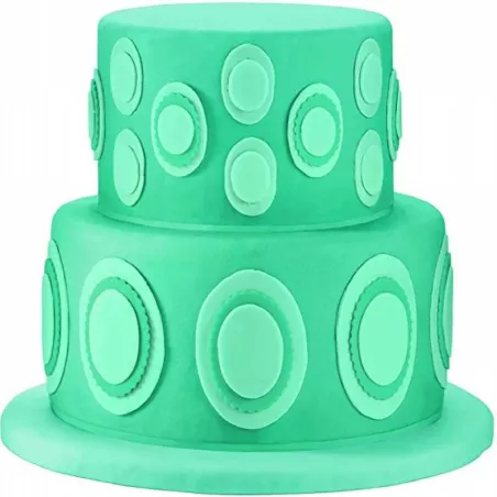 Cortador Doble Ovalado Especial para Fondant, Set de 6 Unidades WILTON 417-2583