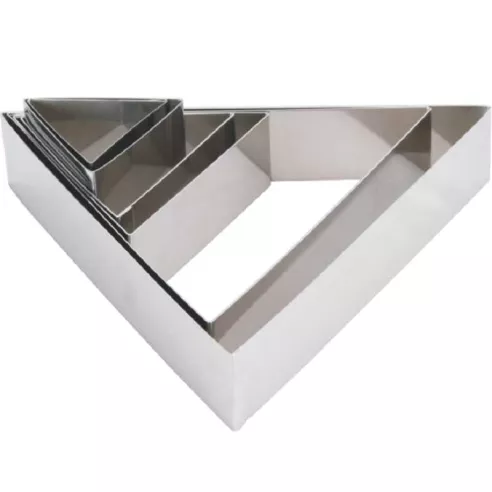 Aro para Queque Triangular de 10.5 x 12 Centimetros KING METAL CRTG2
