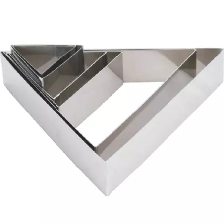 Aro para Queque Triangular de 10.5 x 12 Centimetros KING METAL CRTG2