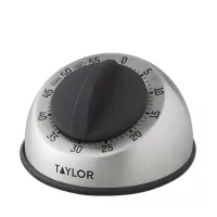 Timer Mecanico de Acero Inoxidable de 60 Minutos TAYLOR 5830