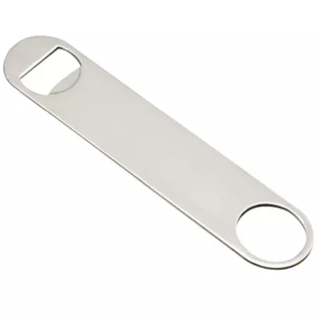 Abridor para Botellas Plano de Acero Inoxidable de 18 Centimetros KING METAL OPN22