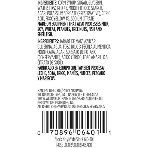 Colorante para Pasta Color Rosado, 1 onza WILTON 610-401