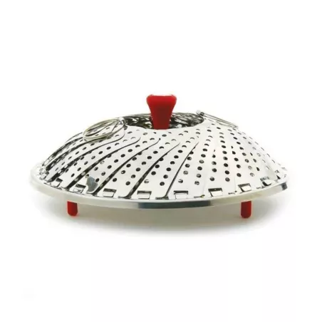 Canasta al Vapor Grande para Vegetales y Verduras de Acero Inoxidable NORPRO 177