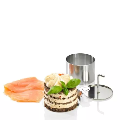 Aro de Acero Inoxidable para Servir Alimentos, Set de 8 Piezas LURCH 00220285