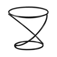 Rack Exhibidor para Pizza Redondo de Color Negro KING METAL WSP01PBK