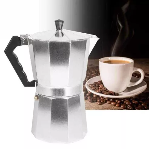 Cafetera Aluminio Tipo Italiana de 6 Tazas NORPRO 5586