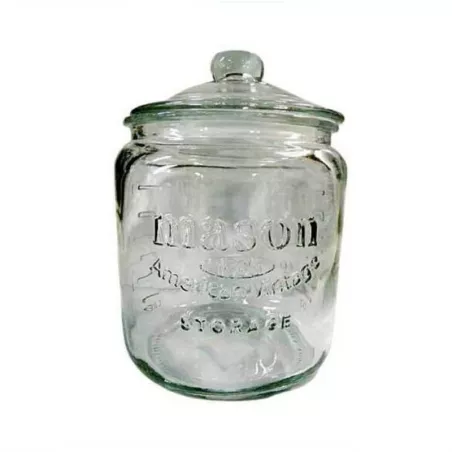 Frasco de Vidrio Mason con Tapa Campana de 200 Onzas GRANT HOWARD 52084