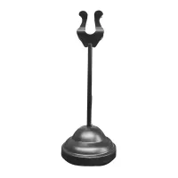 Porta Numero de Arpa de Color Negro de 6 Pulgadas KING METAL MCHH1PBLK