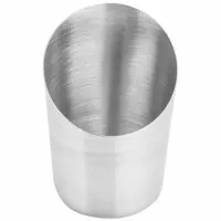 Balde de Frituras Conico Satin de Acero Inoxidable de 8.5 x 8.5 Centimetros KING METAL FF85STP