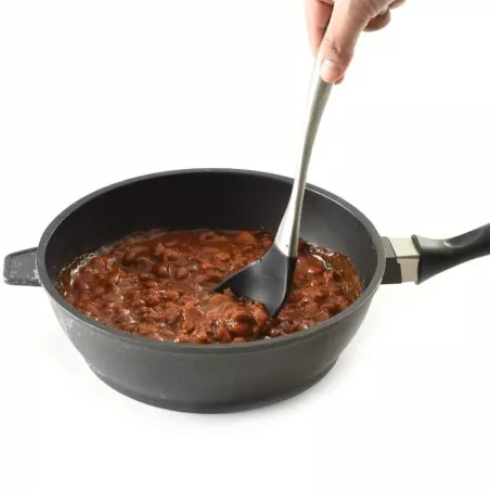 Cuchara Solida con Mango de Acero Inoxidable de 13.75 Pulgadas NORPRO 1335