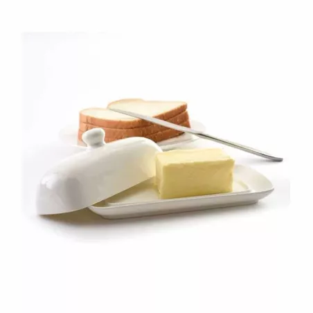 Mantequillera de Ceramica Jumbo, Color Blanco NORPRO 8370
